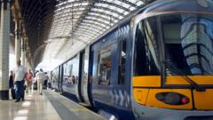 Rail fares to be frozen in England next year