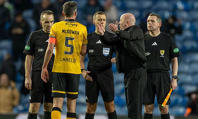 Livingston boss David Martindale says VAR 'has to change' after his side are denied 'stonewall' penalty at Ibrox