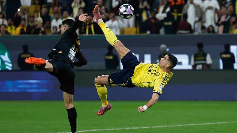 Cristiano Ronaldo'dan muhteşem röveşata! Al Nassr farka koştu