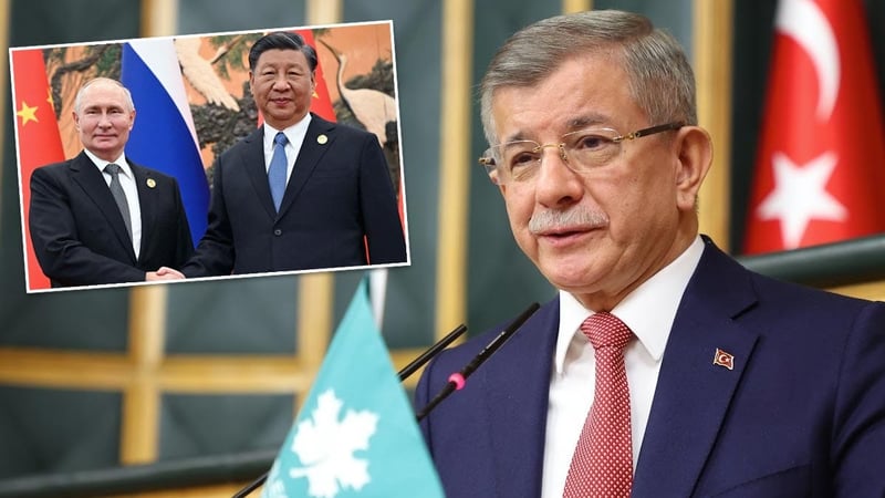 Davutoğlu’ndan Xi ve Putin’e mektup: Gazze tasarısı Filistin’in iradesini yok sayıyor