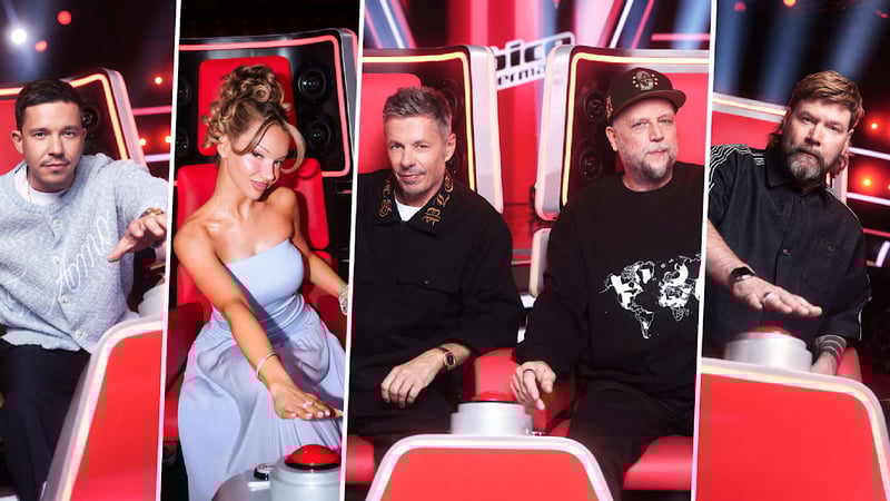 Jury von „The Voice of Germany“ 2025 - Diese Stars nehmen auf den roten Stühlen Platz