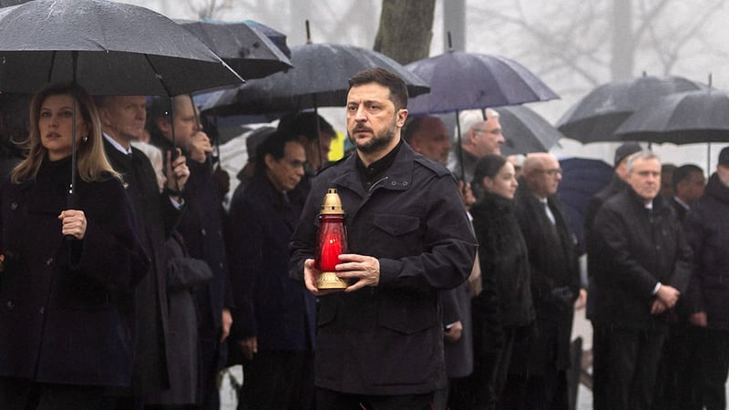 Ansprache zum US-Plan - Selenskyj schwört Ukrainer auf schwere Zeiten ein