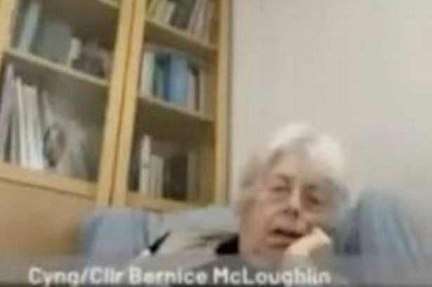 North Wales councillor hits back after being caught 'asleep' in meeting