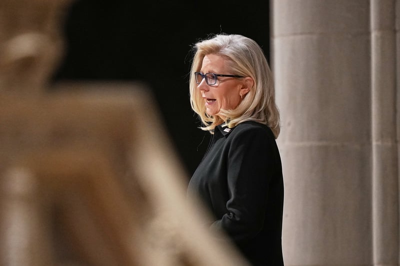 Liz Cheney Takes A Swipe At Trump And MAGA During Father's Funeral