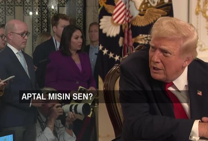 Trump’tan gazeteciye hakaret: “Aptal mısın?”