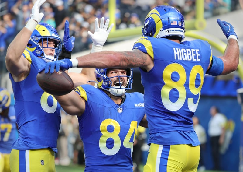 50 catches and counting: Rams' tight end quartet thriving in Sean McVay's offense