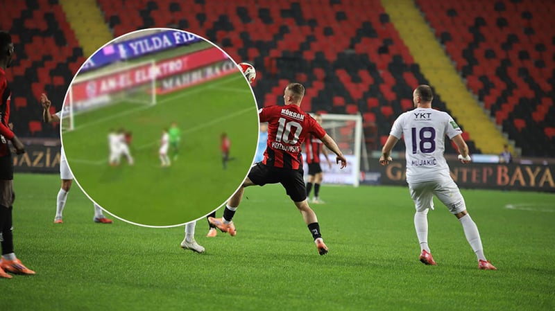 Kaleci kalesini terk etti, gol geldi Gaziantep–Eyüpspor maçında sıra dışı anlar