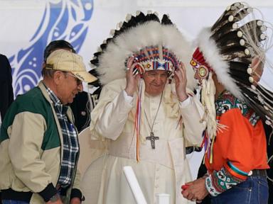 Pope returns 62 artifacts to Indigenous peoples from Canada
