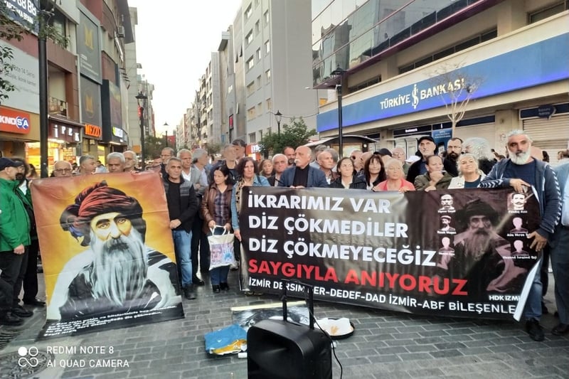 Dersim Katliamı’nda hayatını kaybenler İzmir’de anıldı