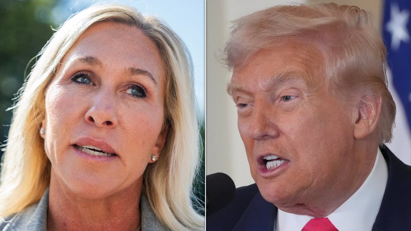 Trump Rails At Marjorie Taylor Greene After She Blames Epstein Files For Their Falling Out