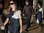 Sir David Beckham and his wife Lady Victoria Beckham enjoy a glamorous dinner at in demand Dorian brasserie with billionaire friend Jamie Salter