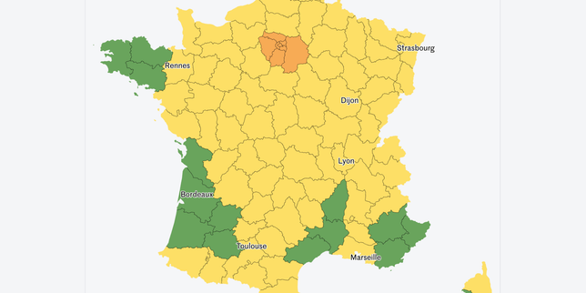 Neige et verglas : l’Ile-de-France placée en vigilance orange jusqu’à dimanche matin en raison de la présence d’air froid ; des chutes de neige attendues