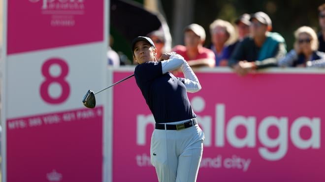 Azahara Muñoz despega y la líder Trichat Cheenglab hace historia en el Andalucía Costa del Sol Open de España