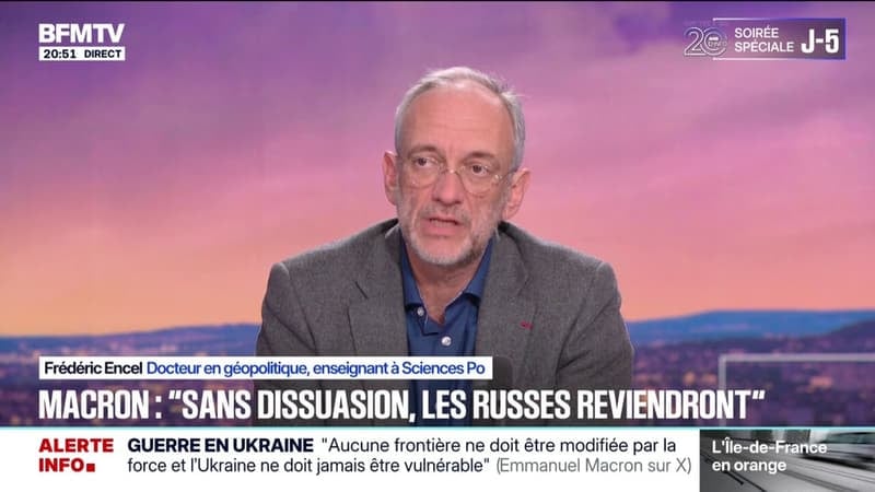 Paix en Ukraine: pour Frédéric Encel, docteur en géopolitique, "le pacifisme est le pire ennemi de la paix"