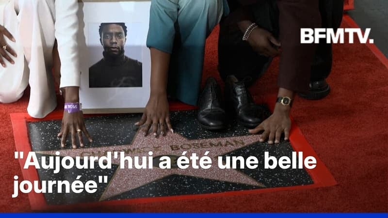 Le défunt acteur de "Black Panther", Chadwick Boseman a son étoile sur le Hollywood Walk of Fame