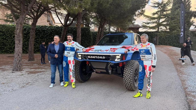 Santana Motors, nueva marca española que se embarca en el Dakar... ¡con Jesús Calleja al volante!