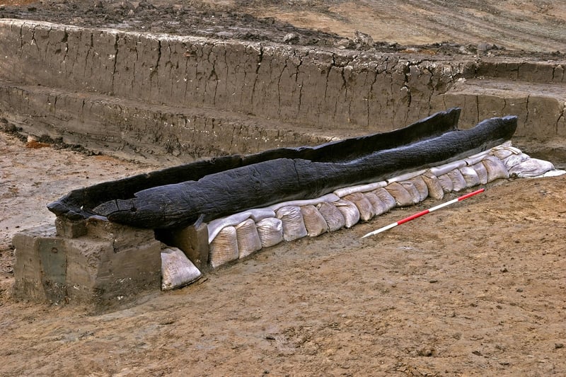 Bronze Age secrets revealed as boats emerge from riverbed after 3,000 years