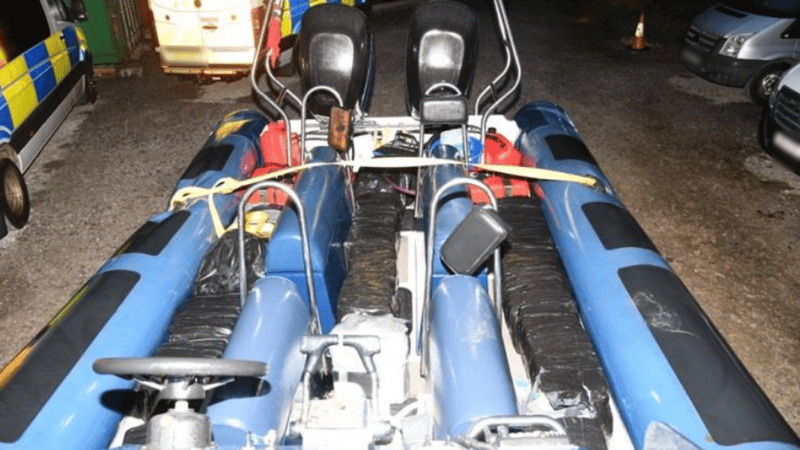 Three men jailed after cocaine worth &#163;26.5m found in boat