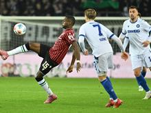 2. Fußball-Bundesliga: Hannover wieder oben dran nach 3:0 gegen den KSC