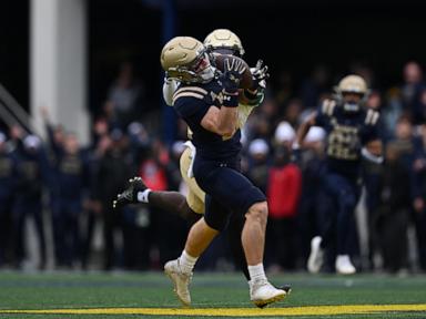 Heidenreich becomes Navy's all-time receiving yards leader as Midshipmen beat No. 25 South Florida