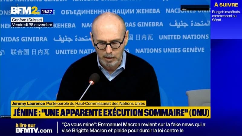 Cisjordanie: l'ONU réclame une enquête après l'"apparente exécution sommaire" de Palestiniens à Jénine
