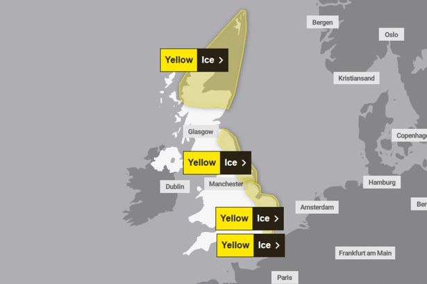 Met Office issues new 12-hour weather warning for tomorrow as ice blast hits UK