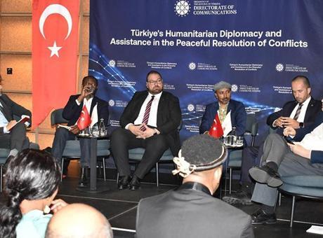 İletişim Başkanlığı'ndan 'Türkiye'nin Çatışmaların Barışçıl Çözümünde Yürüttüğü İnsani Diplomasi ve Yardımları' paneli