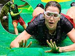 I'm A Celeb viewers brand Vogue Williams 'Superwoman' as gym loving model 'smashes' brutal 'Total Wipeout style' trial