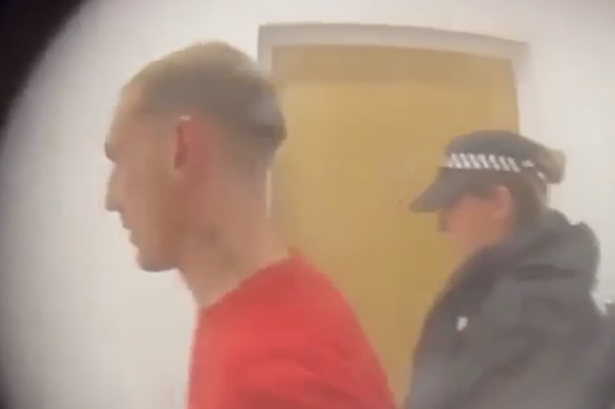 Footage shows Marc Webley's killer and girlfriend arrested by armed cops at Edinburgh flat