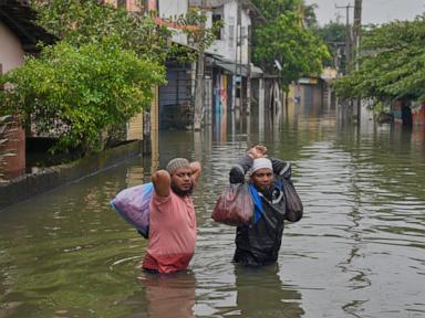 Death toll from floods and mudslides in Sri Lanka rises to 123, over 100 missing