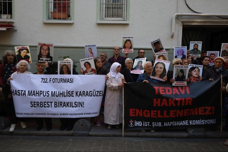 Hasta mahpuslar açıklaması: Muhlise Karagüzel ve Abdulvahap Kavak’ı derhal serbest bırakın