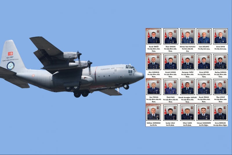 20 askerin hayatını kaybettiği uçak 6 tonluk F-16 parçası taşıyormuş