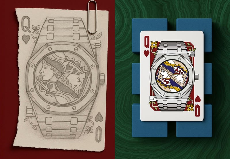 Un jeu de poker pour les fans de montres sport chic