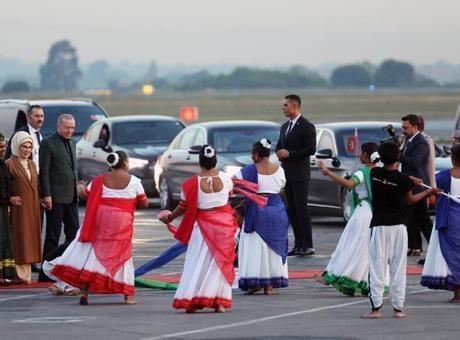 Cumhurbaşkanı Erdoğan, G20 Liderler Zirvesi için Güney Afrika'ya geldi