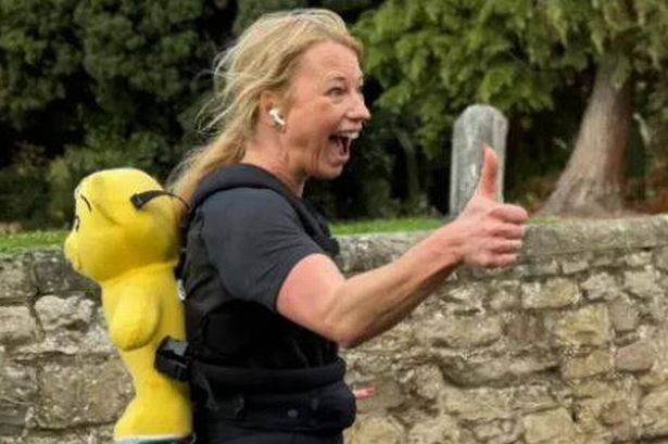 Sara Cox hits huge milestone in marathon challenge as Ant and Dec cheer her on from I'm A Celeb jungle