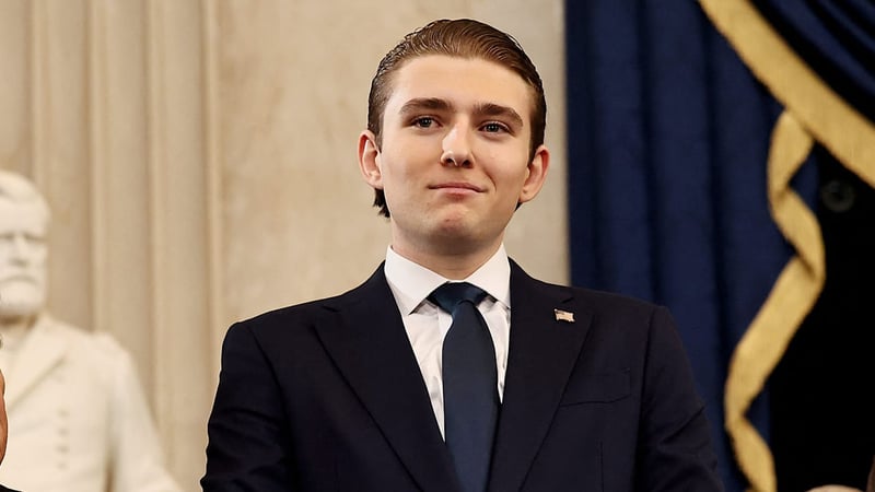 Bei Amtseinführung von Donald - Was Trump-Sohn Barron Joe Biden zu sagen hatte