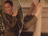 Meghan Markle faces backlash for 'beige' and 'depressing' As Ever Christmas collection promo - after Duchess in past claimed she had to 'tone down' her style to fit in with the royal family