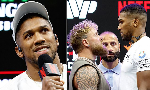 Anthony Joshua reveals why he said yes to controversial fight with former YouTuber Jake Paul - and it's not JUST the £70M payday!