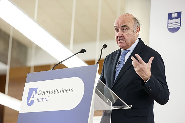 De Guindos destaca una mejora de la economía en la UE en el final de año