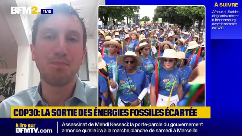 "Si c'est le cas, ce serait un échec, un désastre": WWF France réagit à la proposition d'accord sans mention des énergies fossiles, à la COP30