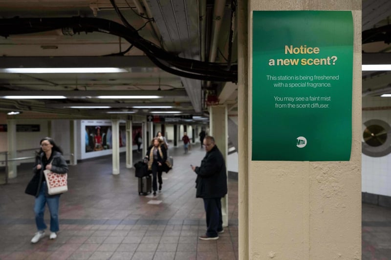 Pungent subway smell is replaced by delightful fragrance in first-ever ‘aroma ad’