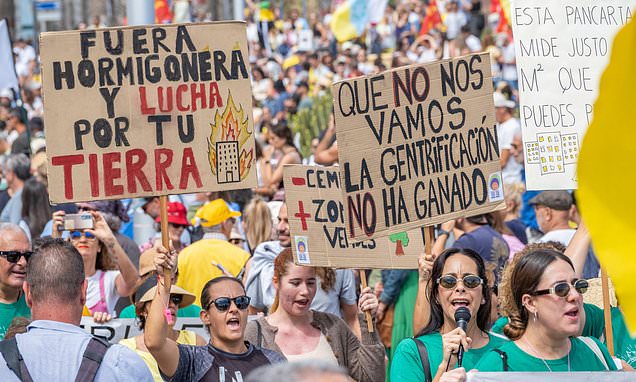 Holidaymakers are afraid of visiting parts of Spain because they fear being 'shot with a water-pistol' by anti-tourism fanatics, travel agent boss reveals