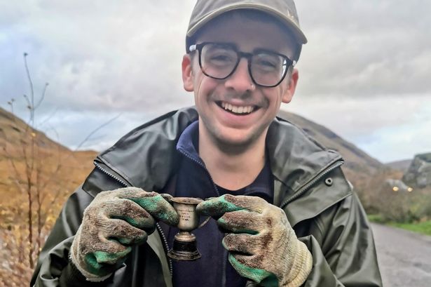 Glencoe ranger digs up 71-year-old trophy during litter pick as nature reserve appeals for owner