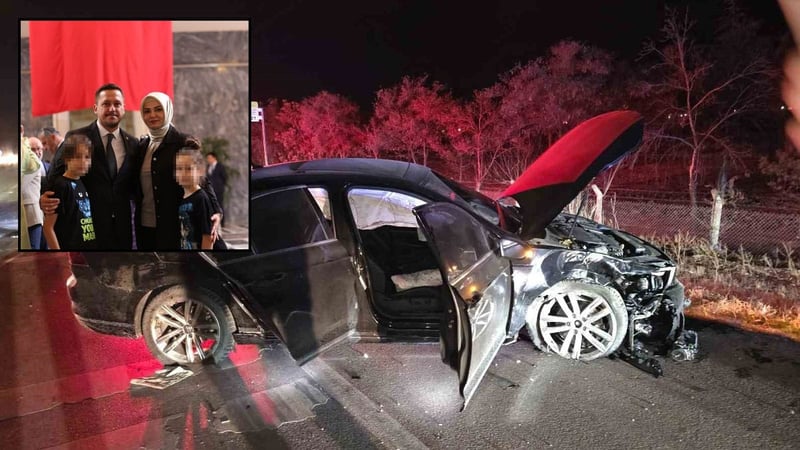 AK Partili vekil ölümden döndü: Kaza anı kamerada