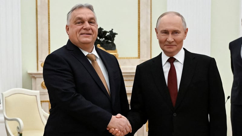 Viktor Orbán se presse chez Vladimir Poutine pour sécuriser les approvisionnements de pétrole russe