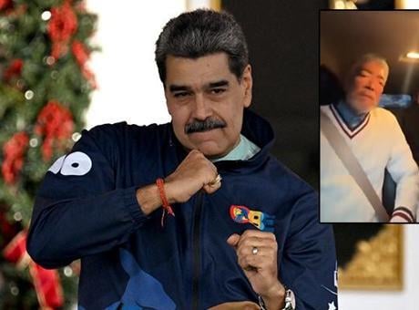 Venezuela lideri Maduro arabasıyla Caracas sokaklarında tur attı! 'Her şey yolunda'