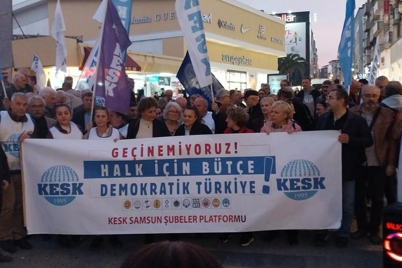 Samsun mitinge çağrı hazırlıklar sürüyor: Emekten, halktan yana bütçe, demokratik bir ülke için birleşelim