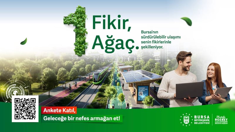 Büyükşehir, ankete katılan vatandaşlar adına ağaç dikileceğini duyurdu