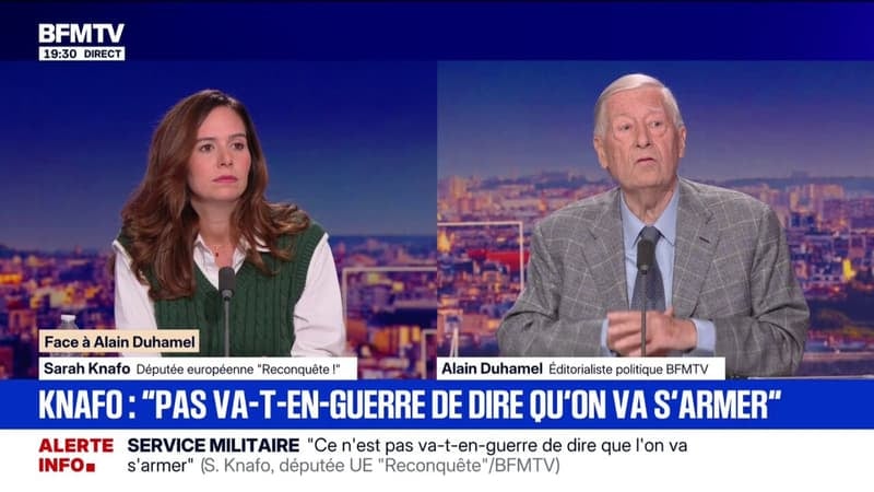 Sarah Knafo ("Reconquête"): "Chaque nation a le devoir de se protéger elle-même"