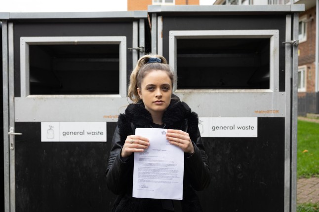 Nurse who left envelope next to overflowing bin fined £1,000 for ‘fly-tipping’